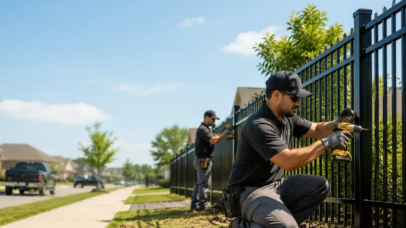 Metal Fence Installation in Peachtree Corners, GA